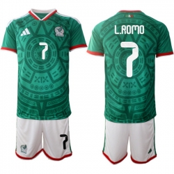 Mexicoa 2026 FIFA World Cup Soccer Jersey Green #7 L.ROMO