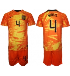 Men FIFA 2022 Netherlands Soccer Jersey 074