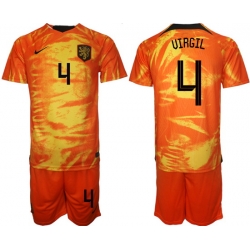 Men FIFA 2022 Netherlands Soccer Jersey 074