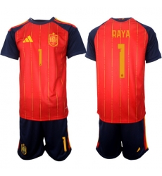 Spain 2026 FIFA World Cup Soccer Jersey Red #1 RAYA