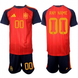 Spain 2026 FIFA World Cup Soccer Jersey Red CUSTOM