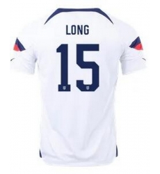 Men US 2022 FIFA Soccer Jersey White 012