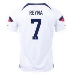 Men US 2022 FIFA Soccer Jersey White 016