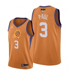 suns chris paul orange 2021 western conference champions jersey