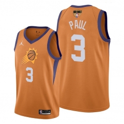 suns chris paul orange 2021 western conference champions jersey