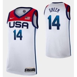 Men's Draymond Green Jersey USA Basketball Tokyo Olympics 2021 White