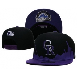 Colorado Rockies MLB Snapback Cap 004