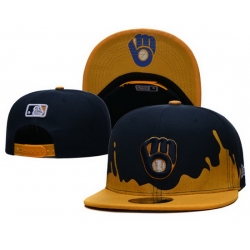 Milwaukee Brewers Snapback Cap 005