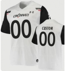 Men Women Youth Cincinnati Bearcats White Customized Jersey