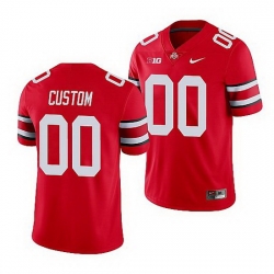 Ohio State Buckeyes Custom Scarlet Game Men'S Jersey