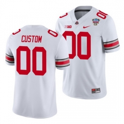 Ohio State Buckeyes Custom White 2021 Sugar Bowl College Football Jersey