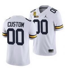 Michigan Wolverines Custom White Tm 42 Patch Honor Tate Myre Jersey