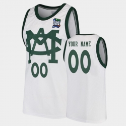 Michigan State Spartans Custom White 2019 Final Four Vault Mac Replica Jersey