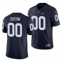 penn state nittany lions custom navy college football men's jersey