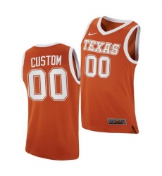 Texas Longhorns Custom Orange Replica Texas Longhorns Jersey