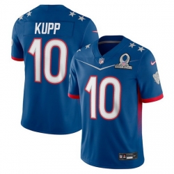 Men 2022 NFL Pro Bowl Los Angeles Rams 10 Cooper Kupp NFC Blue Jersey