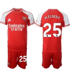 Men Arsenal 2026 Soccer Jerseys Red #25 MELENEY