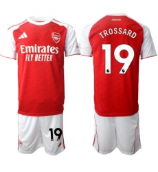 Men Arsenal 2026 Soccer Jerseys Red White #19 TROSSARD