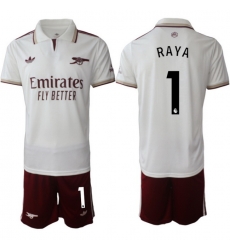 Men Arsenal 2026 Soccer Jerseys White #1 RAYA