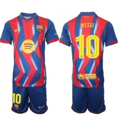 Men FC Barcelona 2026 Soccer Jerseys RedBlue #10 MESSI (2)