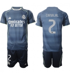 Men Real Madrid 2026 Soccer Jerseys DarkBlue #2 CARVAJAL