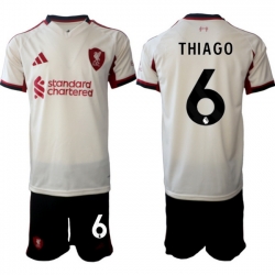 Men Liverpool 2026 Soccer Jerseys Beige #6 THIAGO