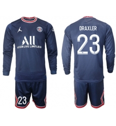 Men Paris Saint Germain Long Sleeve Soccer Jerseys 547