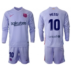 Men Barcelona Long Sleeve Soccer Jerseys 547