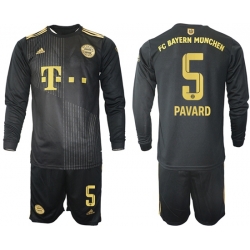 Men Bayern Long Sleeve Soccer Jerseys 513