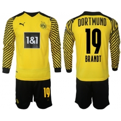 Men Borussia Dortmund Long Sleeve Soccer Jerseys 505