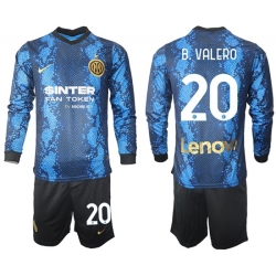 Men Inter Milan Long Sleeve Soccer Jerseys 507