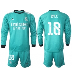 Men Real Madrid Long Sleeve Soccer Jerseys 503