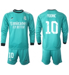 Men Real Madrid Long Sleeve Soccer Jerseys 508