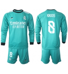 Men Real Madrid Long Sleeve Soccer Jerseys 510