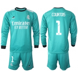 Men Real Madrid Long Sleeve Soccer Jerseys 516