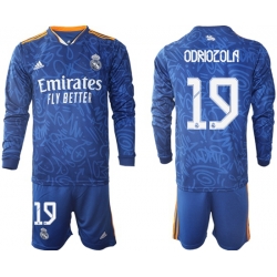 Men Real Madrid Long Sleeve Soccer Jerseys 526