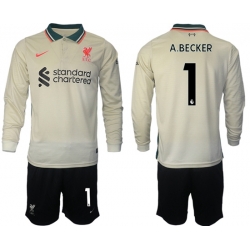 Men Liverpool Long Sleeve Soccer Jerseys 515