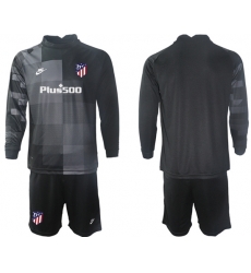 Men Atletico de Madrid Long Sleeve Soccer Jerseys 503