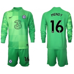 Men Chelsea Long Sleeve Soccer Jerseys 500