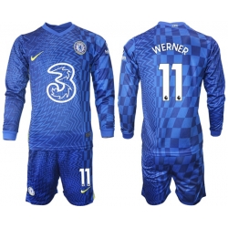 Men Chelsea Long Sleeve Soccer Jerseys 520