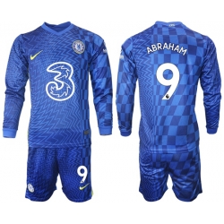 Men Chelsea Long Sleeve Soccer Jerseys 523