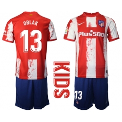 Kids Atletico de Madrid Soccer Jerseys 012