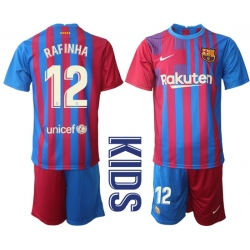 Kids Barcelona Soccer Jerseys 052