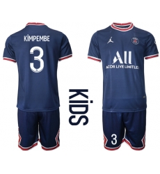 Kids Paris Saint Germain Soccer Jerseys 061