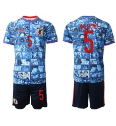 JAPAN 2022 World Cup Soccer Jersey #5 Nagatomo