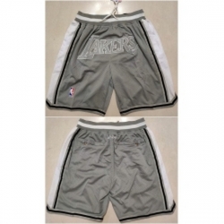 Los Angeles Lakers Basketball Shorts 037