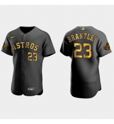 Men Houston Astros Michael Brantley 2022 Mlb All Star Game Authentic Black Men Jersey