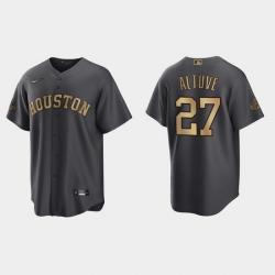 Men Jose Altuve Houston Astros 2022 Mlb All Star Game Charcoal  Jersey