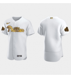 Men Philadelphia Phillies 2022 Mlb All Star Game White Gold Men Jersey