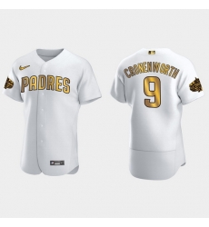 Men San Diego Padres Jake Cronenworth 2022 Mlb All Star Game White Gold Men Jersey